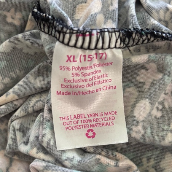 No Boundaries Dress Women’s Juniors XL (15-17) Floral Print Above Knee Ruched - Picture 3 of 5